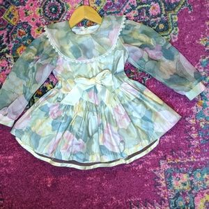 Vintage Toddler Floral dress